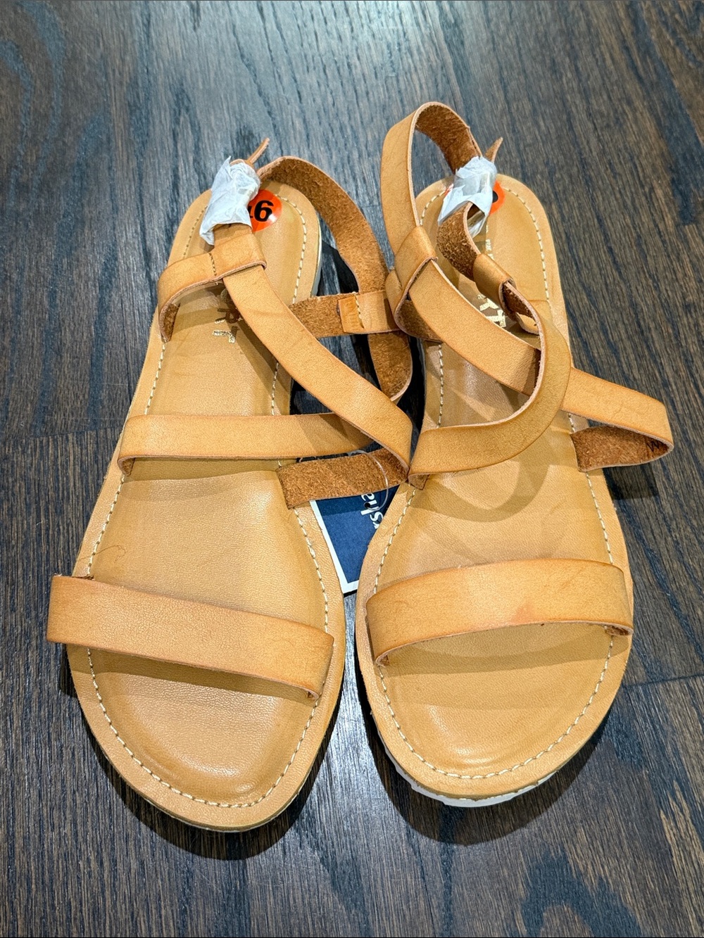 NWT Report Tan Strappy Sandals - Picture 1 of 6